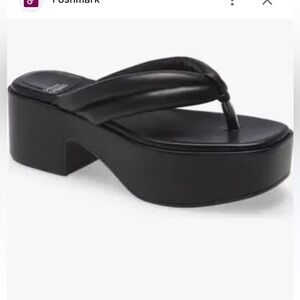 Jeffrey Campbell Black Platform Sandals